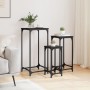 Mesitas auxiliares apilables 3 uds madera de ingeniería negro de , Mesas auxiliares - Ref: Foro24-838938, Precio: 49,74 €, De...