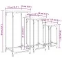 Stackable side tables 3 units black engineered wood by , Side tables - Ref: Foro24-838938, Price: 49,68 €, Discount: %