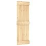 Schiebetür mit Beschlägen aus massivem Kiefernholz, 70 x 210 cm von , Türen - Ref: Foro24-3203086, Preis: 180,97 €, Rabatt: %