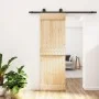 Puerta corredera con herrajes madera maciza de pino 70x210 cm de , Puertas - Ref: Foro24-3203046, Precio: 161,09 €, Descuento: %