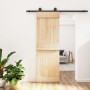 Schiebetür mit Beschlägen aus massivem Kiefernholz, 70 x 210 cm von , Türen - Ref: Foro24-3203046, Preis: 154,19 €, Rabatt: %