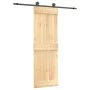 Puerta corredera con herrajes madera maciza de pino 70x210 cm de , Puertas - Ref: Foro24-3203046, Precio: 161,09 €, Descuento: %