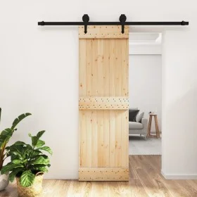 Schiebetür mit massiven Kiefernbefestigungen 70x210 cm von , Türen - Ref: Foro24-3203230, Preis: 152,44 €, Rabatt: %