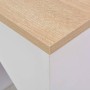 Bar table with white shelving unit 115x59x200 cm by vidaXL, Kitchen and dining tables - Ref: Foro24-280230, Price: 227,86 €, ...