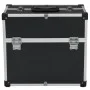 Black aluminum toolbox 38x22.5x34 cm by vidaXL, Toolboxes - Ref: Foro24-91849, Price: 66,05 €, Discount: %