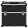 Werkzeugkasten aus schwarzem Aluminium 38x22,5x34 cm von vidaXL, Werkzeugkästen - Ref: Foro24-91849, Preis: 69,91 €, Rabatt: %
