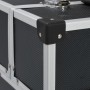 Werkzeugkasten aus schwarzem Aluminium 38x22,5x34 cm von vidaXL, Werkzeugkästen - Ref: Foro24-91849, Preis: 69,91 €, Rabatt: %