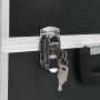 Werkzeugkasten aus schwarzem Aluminium 38x22,5x34 cm von vidaXL, Werkzeugkästen - Ref: Foro24-91849, Preis: 69,91 €, Rabatt: %