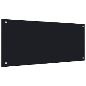 Küchenspritzschutz aus schwarzem Hartglas 90x40 cm von vidaXL, Küchengeräte und Utensilien - Ref: Foro24-249487, Preis: 34,42...