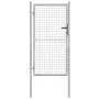 Silberverzinktes Gartentor aus Stahl, 105 x 200 cm von vidaXL, Gartentore - Ref: Foro24-144758, Preis: 222,94 €, Rabatt: %