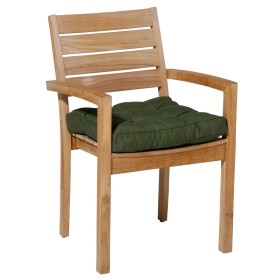Madison Cojín para silla acolchado Panama verde 47x47 cm