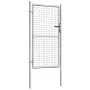 Silberverzinktes Gartentor aus Stahl, 105 x 200 cm von vidaXL, Gartentore - Ref: Foro24-144758, Preis: 222,94 €, Rabatt: %