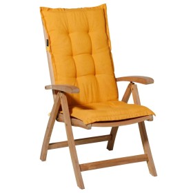 Madison Cojín de silla de respaldo alto Panama brillo dorado