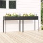Planters 2 units anthracite gray galvanized steel by , Pots and planters - Ref: Foro24-3154237, Price: 92,86 €, Discount: %