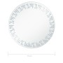 LED 70 cm bathroom mirror by vidaXL, Mirrors - Ref: Foro24-144721, Price: 81,54 €, Discount: %