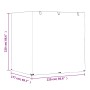 Rocking bench covers 2 pcs 12 eyelets PE 220x177x220 cm by , Garden furniture covers - Ref: Foro24-3155383, Price: 80,84 €, D...