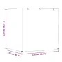 Rocking bench covers 2 pcs 12 eyelets PE 220x177x220 cm by , Garden furniture covers - Ref: Foro24-3155383, Price: 77,79 €, D...