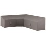 Madison Funda para muebles en forma de L 300x300x90 cm gris