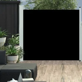 Schwarze einziehbare Seitenmarkise für den Garten, 170 x 300 cm von , Sonnenschirme - Ref: Foro24-48364, Preis: 71,27 €, Raba...