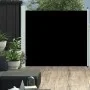 Schwarze einziehbare Seitenmarkise für den Garten, 170 x 300 cm von , Sonnenschirme - Ref: Foro24-48364, Preis: 71,27 €, Raba...