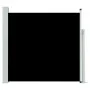 Black retractable garden side awning 170x300 cm by , Umbrellas - Ref: Foro24-48364, Price: 71,18 €, Discount: %