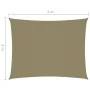 Rectangular sail awning beige Oxford fabric 3x4 m by , Umbrellas - Ref: Foro24-135155, Price: 39,48 €, Discount: %