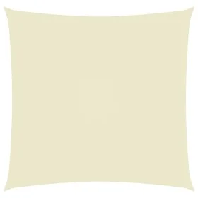 Quadratische Segelmarkise aus cremefarbenem Oxford-Stoff, 4,5 x 4,5 m von , Sonnenschirme - Ref: Foro24-135195, Preis: 62,35 ...