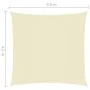 Quadratische Segelmarkise aus cremefarbenem Oxford-Stoff, 4,5 x 4,5 m von , Sonnenschirme - Ref: Foro24-135195, Preis: 63,62 ...