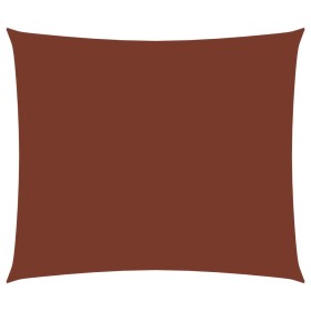 Terracotta Oxford fabric rectangular sail awning 3x4 m by , Umbrellas - Ref: Foro24-135375, Price: 43,51 €, Discount: %
