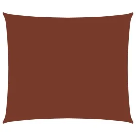 Terracotta Oxford fabric rectangular sail awning 3x4 m by , Umbrellas - Ref: Foro24-135375, Price: 42,51 €, Discount: %