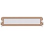 Barandilla de seguridad cama de niño poliéster taupe 180x42 cm de vidaXL, Barandillas de seguridad - Ref: Foro24-10175, Preci...
