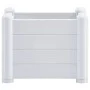 Weißes PP-Gartenbett 43x43x35 cm von , Töpfe und Pflanzgefäße - Ref: Foro24-313971, Preis: 76,57 €, Rabatt: %