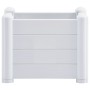 Weißes PP-Gartenbett 43x43x35 cm von , Töpfe und Pflanzgefäße - Ref: Foro24-313971, Preis: 74,60 €, Rabatt: %