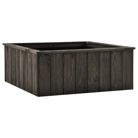 Massives dunkelgraues Kiefernholzbeet 74x77x30 cm. von , Töpfe und Pflanzgefäße - Ref: Foro24-315415, Preis: 92,25 €, Rabatt: %