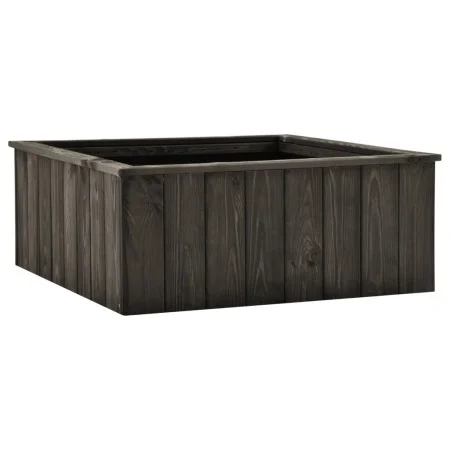 Massives dunkelgraues Kiefernholzbeet 74x77x30 cm. von , Töpfe und Pflanzgefäße - Ref: Foro24-315415, Preis: 90,64 €, Rabatt: %