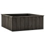 Massives dunkelgraues Kiefernholzbeet 74x77x30 cm. von , Töpfe und Pflanzgefäße - Ref: Foro24-315415, Preis: 92,25 €, Rabatt: %