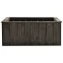 Massives dunkelgraues Kiefernholzbeet 74x77x30 cm. von , Töpfe und Pflanzgefäße - Ref: Foro24-315415, Preis: 90,64 €, Rabatt: %