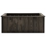 Massives dunkelgraues Kiefernholzbeet 74x77x30 cm. von , Töpfe und Pflanzgefäße - Ref: Foro24-315415, Preis: 92,25 €, Rabatt: %