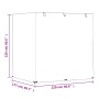 Schaukelbankbezug mit 12 Polyethylenösen 220x177x220 cm von , Abdeckungen für Gartenmöbel - Ref: Foro24-319332, Preis: 42,58 ...