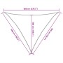 Toldo de vela rojo HDPE 160 g/m² 5x5x6 m