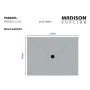 Madison Sombrilla Patmos Luxe rectangular 210x140 cm gris de , Sombrillas - Ref: Foro24-418774, Precio: 88,81 €, Descuento: %