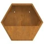 Wandpflanzgefäße 2 Stück aus oxidiertem Cortenstahl 46x10x40 cm von , Töpfe und Pflanzgefäße - Ref: Foro24-823685, Preis: 48,...