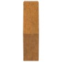 Jardineras de pared 2 uds acero corten oxidado 46x10x40 cm by , Pots and planters - Ref: Foro24-823685, Price: 45,12 €, Disco...