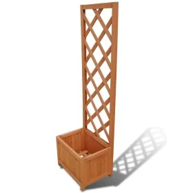 Spalier-Pflanzgefäß aus Holz, 40 x 30 x 135 cm von , Töpfe und Pflanzgefäße - Ref: Foro24-41297, Preis: 58,85 €, Rabatt: %