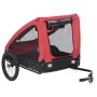 Red and Black Pet Bike Trailer by , pet strollers - Ref: Foro24-92594, Price: 136,28 €, Discount: %
