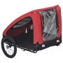 Red and Black Pet Bike Trailer by , pet strollers - Ref: Foro24-92594, Price: 136,28 €, Discount: %