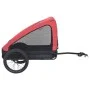 Red and Black Pet Bike Trailer by , pet strollers - Ref: Foro24-92594, Price: 136,28 €, Discount: %