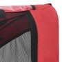 Rot-schwarzer Fahrradanhänger für Haustiere von , Kinderwagen für Haustiere - Ref: Foro24-92594, Preis: 138,85 €, Rabatt: %