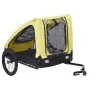Remolque de bicicleta para mascotas amarillo y negro de , Cochecitos para mascotas - Ref: Foro24-92596, Precio: 126,46 €, Des...