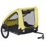Remolque de bicicleta para mascotas amarillo y negro de , Cochecitos para mascotas - Ref: Foro24-92596, Precio: 126,46 €, Des...
